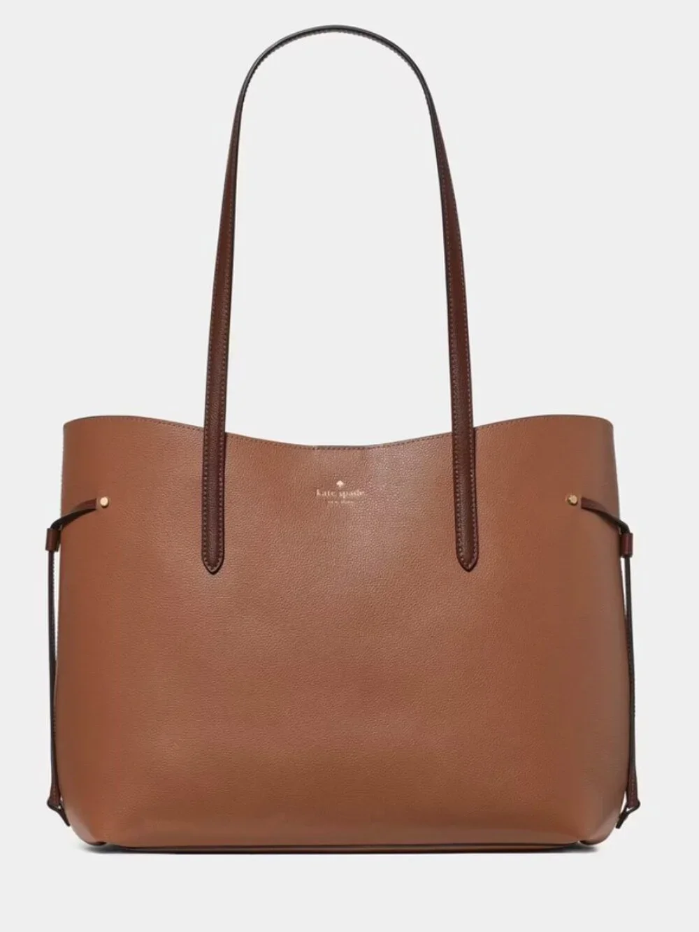 Kate Spade New York Cleo Leather Tote Bag & Pouch - School Work Shopping